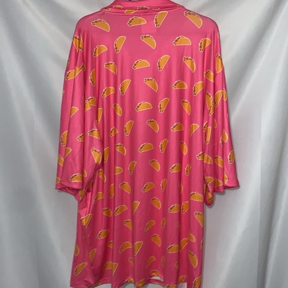 OG OBNOXIOUS GOLF MENS SIZE 5XL PINK TACO DESIGN GOLF POLO SHIRT EUC CLEAN - Picture 10 of 11